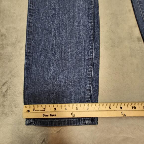 Old Navy Jeans Womens 18 Regular Blue The Diva Straight Leg Stretch Denim - Picture 5 of 10